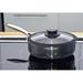 Frieling Black Cube Hybrid Quick Release Saute Pan w/ Lid Stainless Steel/Aluminum in Gray | 7 H in | Wayfair BC724