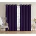 Charlton Home® Karn Hotel Solid Blackout Thermal Grommet Curtain Panels Polyester in Indigo | 90 H in | Wayfair 64D21D58B4C44680A395F24E5625120A