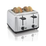 Hamilton Beach® Brushed Stainless Steel 4 Slice Toaster Stainless Steel in Gray | 7.48 H x 10.94 W x 11.22 D in | Wayfair 24910G