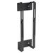 HIDEit Mounts 1RU Networking Height Adjustable Universal Wall Mount, Stainless Steel in Black | 19.1 H x 5.5 W x 2.86 D in | Wayfair HIMNSM6234