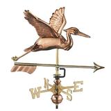 Good Directions Heron w/ Arrow Garden Weathervane Metal in Brown | 26 H x 17.5 W x 17 D in | Wayfair 8805PAG