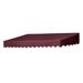 IDM Worldwide 8 ft. W x 4 ft. D Slope Door Awning Wood in Red | 21 H x 96 W x 50 D in | Wayfair 3020908