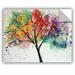 Wade Logan® Alfordsville Rainbow Tree III Removable Wall Decal Vinyl | 18 H x 24 W in | Wayfair 62AA1A5D3970490394A12BFAAD71982D