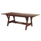 MacKenzie-Dow Yesterday River 40" Cherry Dining Table Wood in Brown/Red | 30.25 H x 84 W x 40 D in | Wayfair 6-1231