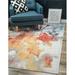 Orange 96 x 0.33 in Area Rug - Jill Zarin Downtown Abstract Area Rug | 96 W x 0.33 D in | Wayfair 3140990