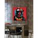 Marmont Hill 'Astro Ii' by Josh Ruggs Painting Print on Wrapped Canvas in Black/Blue/Red | 48 H x 48 W x 1.5 D in | Wayfair MH-JRUG-52500-C-48