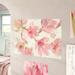 House of Hampton® Brisbin Magnolias in Bloom on Removable Wall Decal Vinyl in White | 24 H x 36 W in | Wayfair D01FDB79360B475BAE41E4C32671E993