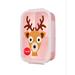 3 Sprouts Bento Deer 42 Oz. Food Storage Container Plastic in Pink | 2.5 H x 5.75 W x 8.5 D in | Wayfair UBBDEE