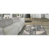 Gray 0.25 in Area Rug - Orren Ellis Blandi Geometric Area Rug in Nylon | 0.25 D in | Wayfair 25D335EDE2FC43CC93028ACB7E94AEA3