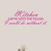 Winston Porter This Kitchen Came w/ The House Wall Decal Vinyl in Pink | 12 H x 36 W in | Wayfair 97BF64BAFE3F4F418A8802C2648476BF