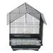 Tucker Murphy Pet™ Jepsen House Top Style Small Parakeet Cage w/ Food Access Doors Steel in Black | 16 H x 9 W x 11 D in | Wayfair