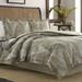 Tommy Bahama Home Raffia Palms Reversible Comforter Set by Tommy Bahama Bedding Cotton in Gray/White | Wayfair 223534