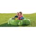 Dutta 4 Zoomie Kids 37" W x 11" D Plastic Novelty Sandbox Plastic in Green | 11 H x 37 W x 26.3 D in | Wayfair F882773A14EB4F6AB2612D6E01F2B5EE