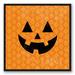 The Holiday Aisle® 'Cute Jack O' Lantern' Graphic Art Print Canvas in Orange | 31.75 H x 31.75 W x 1.75 D in | Wayfair THDA1867 41686272
