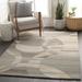 White 24 x 0.39 in Area Rug - Wade Logan® Arja Abstract Handmade Tufted Wool Gray/Light Brown Area Rug Wool | 24 W x 0.39 D in | Wayfair