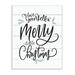 The Holiday Aisle® Holiday Planked Look A Merry Little Christmas Typography Graphic Art Print Wood in Brown | 15 H x 10 W x 0.5 D in | Wayfair