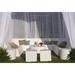 La-Fete Romp Cabana 13 Piece Sectional Seating Group Plastic in White | Outdoor Furniture | Wayfair ROMP-Chill White