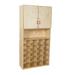 Wood Designs 20 Tray Vertical Storage Cabinet w/ Assorted Pastel Trays Wood in Brown/White | 75 H x 36 W x 15 D in | Wayfair WD56209