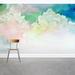 Wallums Wall Decor Pastel Watercolor Clouds 8' x 144" 3 Piece Wall Mural Fabric in White | 144 W in | Wayfair 523035210-144x96