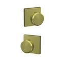 Schlage Bowery Double Dummy Knob w/ Collins Trim | 2.9 H x 2.9 W x 2.21 D in | Wayfair FC172BWE608COL