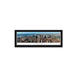 New York, New York by Christopher Gjevre Framed Photographic Print Paper in Blue/Brown Blakeway Worldwide Panoramas, Inc | Wayfair NY16M