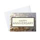 Anniversary Greeting Cards - A1601. Business Greeting Card Featuring an Image of Happy Anniversary on a Bubbly Background. Box Set Has 25 Greeting Cards and 26 Bright White Envelopes.