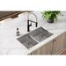 Elkay Crosstown 32" L x 19" W Double Basin Undermount Kitchen Sink Kit Stainless Steel in Gray | 9 H x 31.5 W x 18.5 D in | Wayfair ECTRU32179LTC