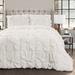 Bella Comforter White 3Pc Set King - Lush Decor 16T002164