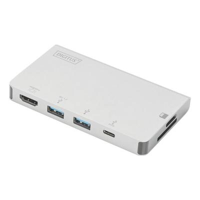Multiport Travel Dock USB Typ C 6-Port »DA-70867«, Digitus