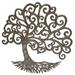 Fleur De Lis Living Winding Tree Wall Décor Metal in Brown/Gray | 17.25 H x 17.25 W in | Wayfair 251D908557694F03BF1B55F3916147DE