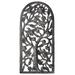 Fleur De Lis Living Tree Window Wall Décor Metal in Gray | 23.5 H x 11 W x 0.5 D in | Wayfair A1DF88F5A38547039C85D8ED93D3A764