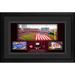 Cincinnati Reds Framed 10" x 18" Stadium Panoramic Collage with a Piece of Game-Used Baseball - Limited Edition 500