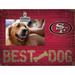 San Francisco 49ers 10.5" x 8" Best Dog Clip Photo Frame