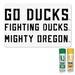 Oregon Ducks 46.5" x 30" Tailgater Stencil Kit