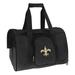 Black New Orleans Saints Small 16" Pet Carrier