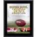 San Francisco 49ers vs. Cincinnati Bengals Super Bowl XVI 10.5" x 13" Sublimated Plaque