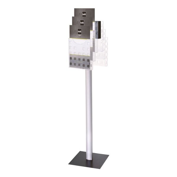 helit Prospektständer »the heli grid« 6 x A4 transparent, 31x126.5x3.1 cm