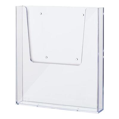 Wand-Prospekthalter »the help wall« A4 transparent, helit, 23.2x25x4.1 cm