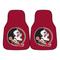 Florida State Seminoles 2-Piece Team Logo Carpet Car Mat Set