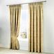 Serene - Jasmine - Curtains with Tie-backs, 168 x 229cm, Champagne Gold