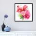 East Urban Home 'Floral Beauty II' Print on Canvas Canvas, Cotton in Green/Pink/White | 12 H x 12 W x 0.75 D in | Wayfair