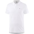 Tommy Hilfiger - Mens Clothes - Tommy Jeans Men - Designer T Shirts Men - Original Fine Pique Short Sleeve Polo - Classic White ​- Size XXL