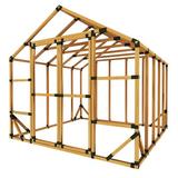 E-Z Frames DIY 10' W x 10' D Storage Shed Kit | 108 H x 120 W x 120 D in | Wayfair 10x10SS