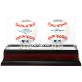 Boston Red Sox 2018 MLB World Series Champions Mahogany Logo 2-Baseball Display Case