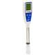 TFA Dostmann Check pH Messgerät ATC Wasserqualitätskontrolle, HOLD-Funktion, ph-Wert, Temperatur, inkl Behälter mit Aufbewahrungslösung für Elektrode, L 225 x B 35 x H 20 mm, silber
