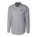 Men's Cutter & Buck Charcoal Utah Utes Stretch Oxford Big Tall Long Sleeve Button-Down Shirt