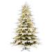 Vickerman 564141 - 9' x 68" Artificial Flocked Kamas Fraiser Fir 1,000 Multi-Color LED Lights Christmas Tree (K185382LED)