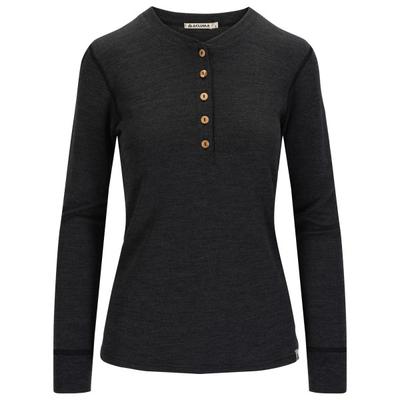 Aclima - Women's Warmwool Granddad Shirt - Merinopullover Gr M schwarz Image