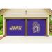 James Madison Dukes 7' x 8' 2-Piece Split Garage Door Decor