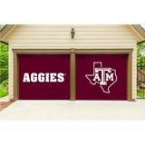 Texas A&M Aggies 7' x 8' 2-Piece Split Garage Door Decor